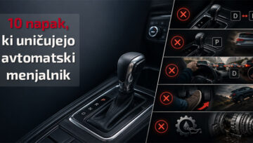 Avtomatski menjalnik: 10 napak, ki povzročajo okvare