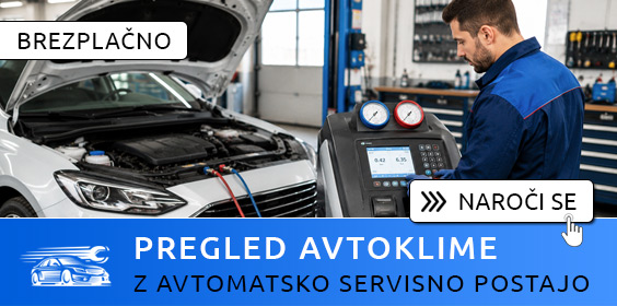 Pregled avtoklime z avtomatsko servisno postajo Pregled avtoklime z avtomatsko servisno postajo