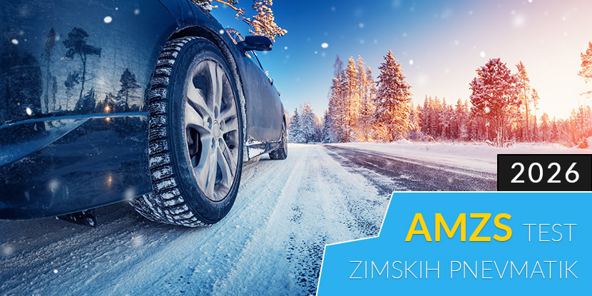 AMZS test zimskih pnevmatik 2026